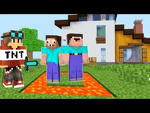 NoobPlay - GRIEFER TRAPPED NOOB And PRO In Minecraft ! NOOB Surviving In The City Like Maizen Mikey And JJ