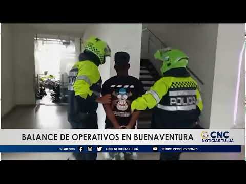 Balance de operativos policiales en el puerto de Buenaventura.