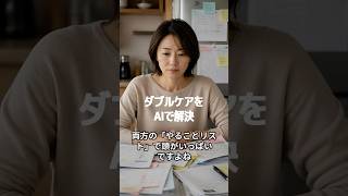 ダブルケアの負担をAIで半分に！育児と介護をラクにするChatGPT・Gemini活用術