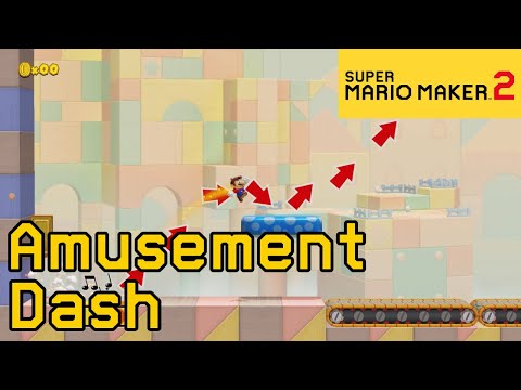 Super Mario Maker 2 - Awesome Amusement Dash Level