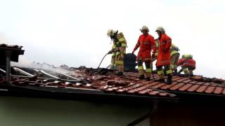 preview picture of video 'Wohnhaus in Thalgau in Flammen'