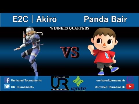 Ignition #21  WINNERS QUARTERS - E2C | Akiro (Sheik) vs Panda Bair  (Villager)