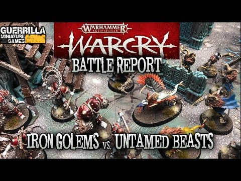WARCRY! Battle Report - Ep 02 - Iron Golems vs. Untamed Beasts