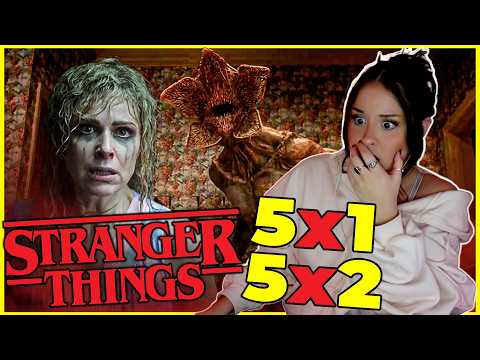 Lets Finish Up Stranger Things!!! 5x1 5X2 First Time Watching | REACTION