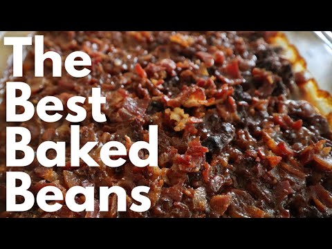 The BEST BBQ Baked Beans Recipe with Bacon & Ground Beef