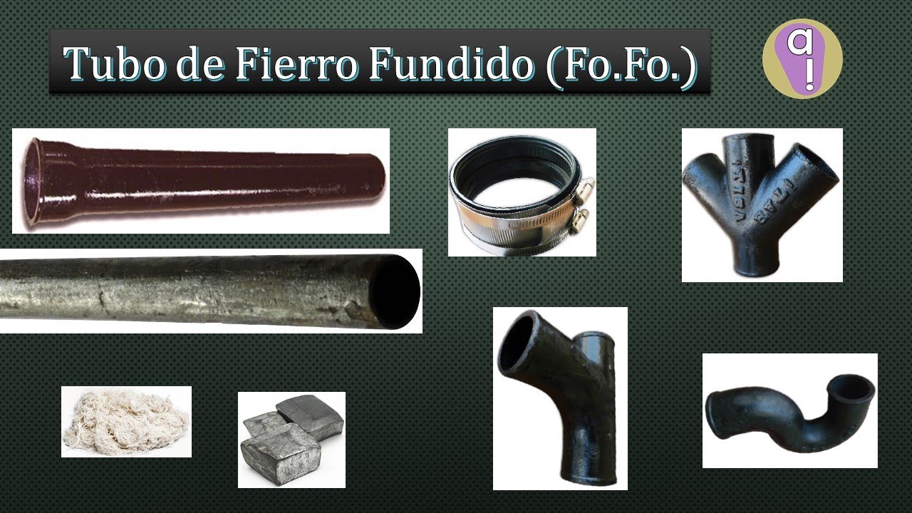Tubo y conexiones de Fierro Fundido Fo.Fo. (para drenaje)