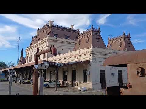 Antigua estación de tren San Martin, en la provincia de San Luis..