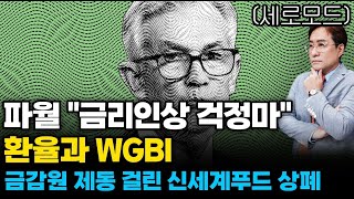 (경제한스푼)세로모드 파월 "금리인상 걱정마" / 환율과 WGBI / 금감원 제동 걸린 신세계푸드 상폐