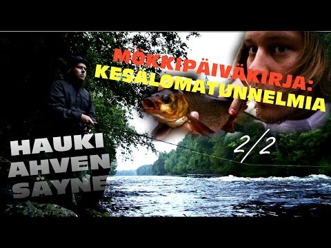 Kesälomatunnelmia (osa 2/2): Koskikalastus, Onginta, Heittokalastus lammella | Kalastus ja luonto