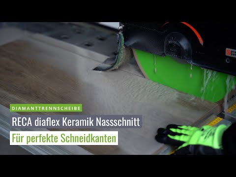 RECA diaflex Keramik Nassschnitt Diamanttrennscheibe