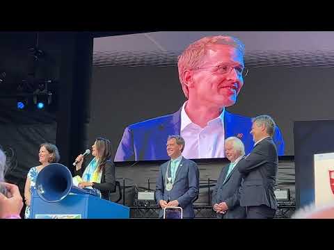 KIELER WOCHE ERÖFFNUNG 2022 Rathausbühne 18.6.2022