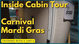 Explore the IMPRESSIVE Inside Cabin on the Carnival Mardi Gras!