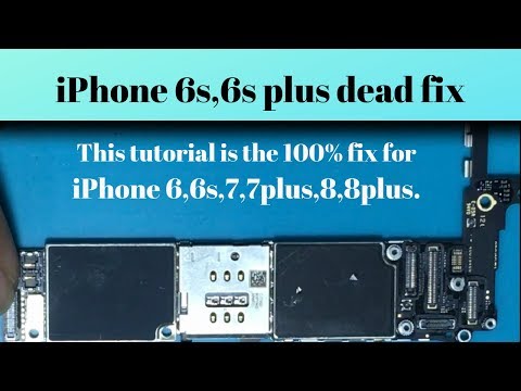 iPhone6s,6s plus dead solution!No power not charging no image fix.