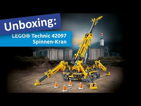 LEGO® Technic 42097 - Spinnen-Kran | Unboxing & Speedbuild