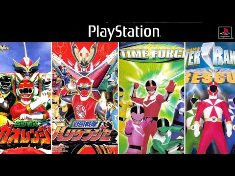Power Rangers & Super Sentai Games for PS1