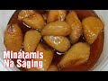 Minatamis na Saging | Minatamis na Saba Recipe | Lutong Pinoy | Putaheng Pinoy