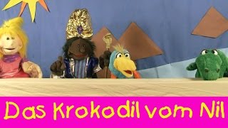 Das Krokodil vom Nil || Kinderlieder Puppenvideo