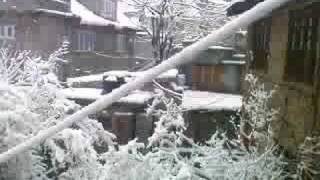 preview picture of video 'snow fall dalgate kashmir'
