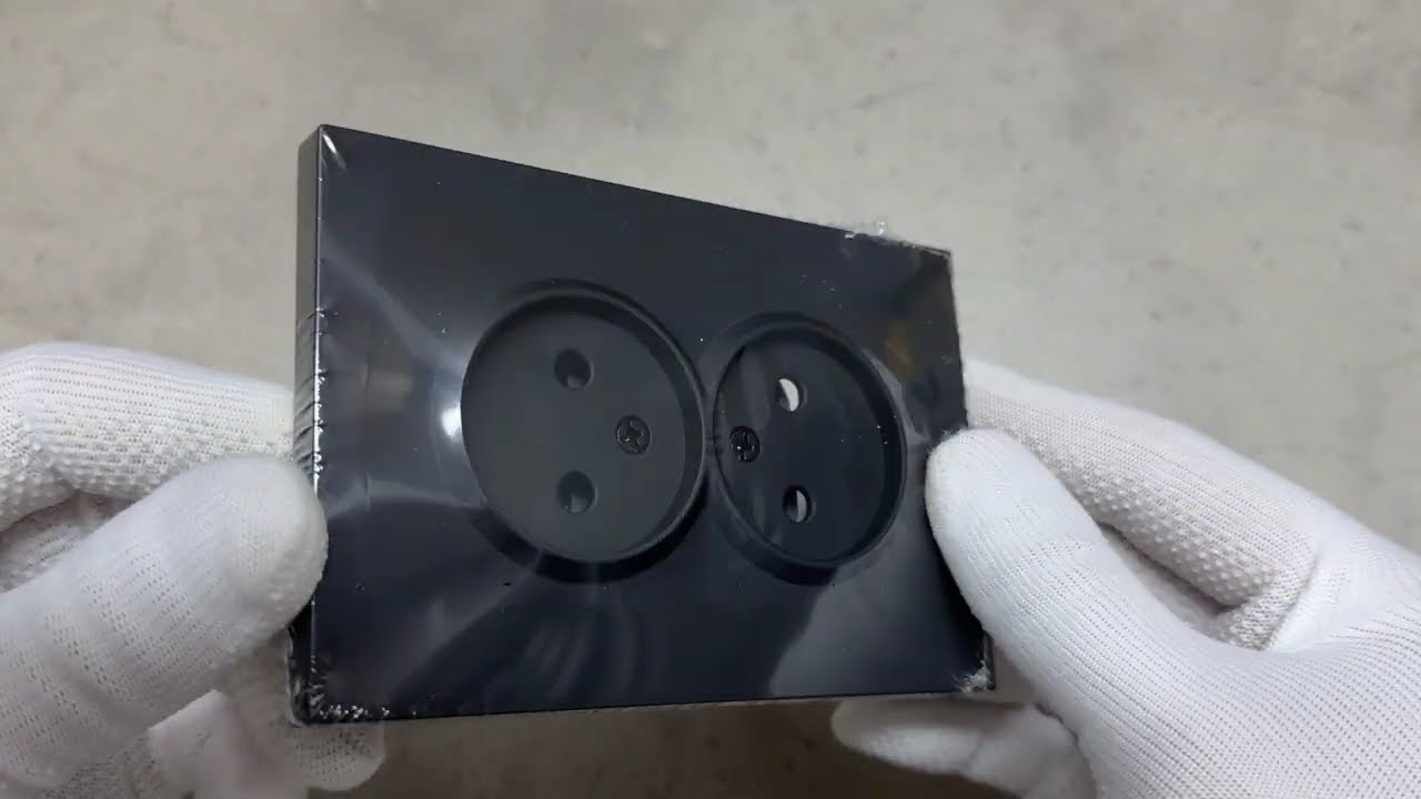 Розетка двойная без заземления черный 16А Soft ER112-B ARDERO 80745