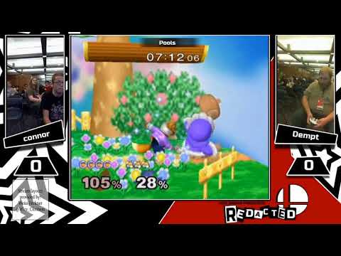 KSU Smash Presents: REDACTED - Genghis Connor (ICs) vs. Dempt (Fox) - Pool MC2 Winner's Semis
