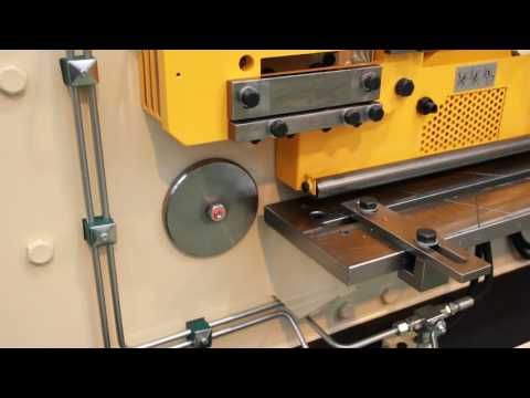 Hydraulic hold-down accessory for Geka ironworkers