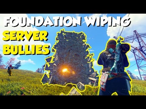 Foundation Wiping SERVER BULLIES After They FAIL RAID ME | Rust