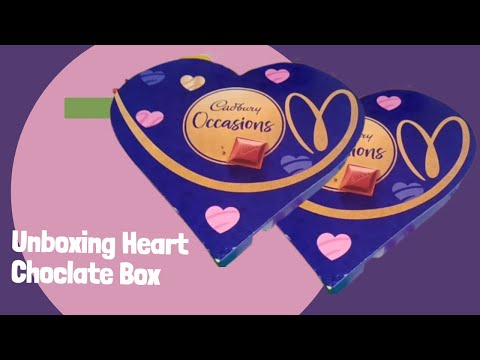Unboxing Heart Shape Chocolate Box | Cadbury Occasions Heart Gift Box, 324g | Easy Recipes