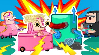Vamos montar um robô com a Família Wheelzy! Nossa, o robô parece muito com a Vrumy! Desenho animado