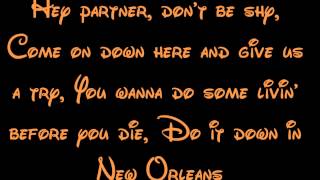 Down In New Orleans - Princess And The Frog Lyrics HD