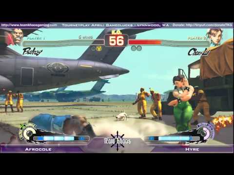 Tourneyplay April SSF4 Singles - Afrocole (BOX) vs Hyre (CHN)
