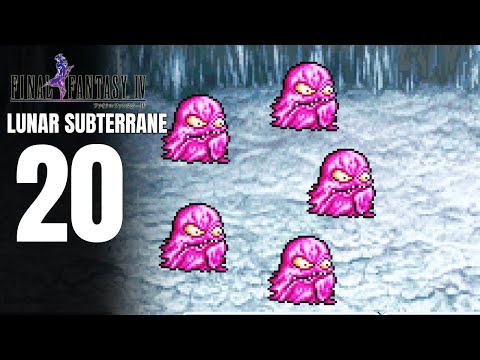 Final Fantasy IV Pixel Remaster Platinum Trophy Gameplay Walkthrough Part 20 - Pink Tail