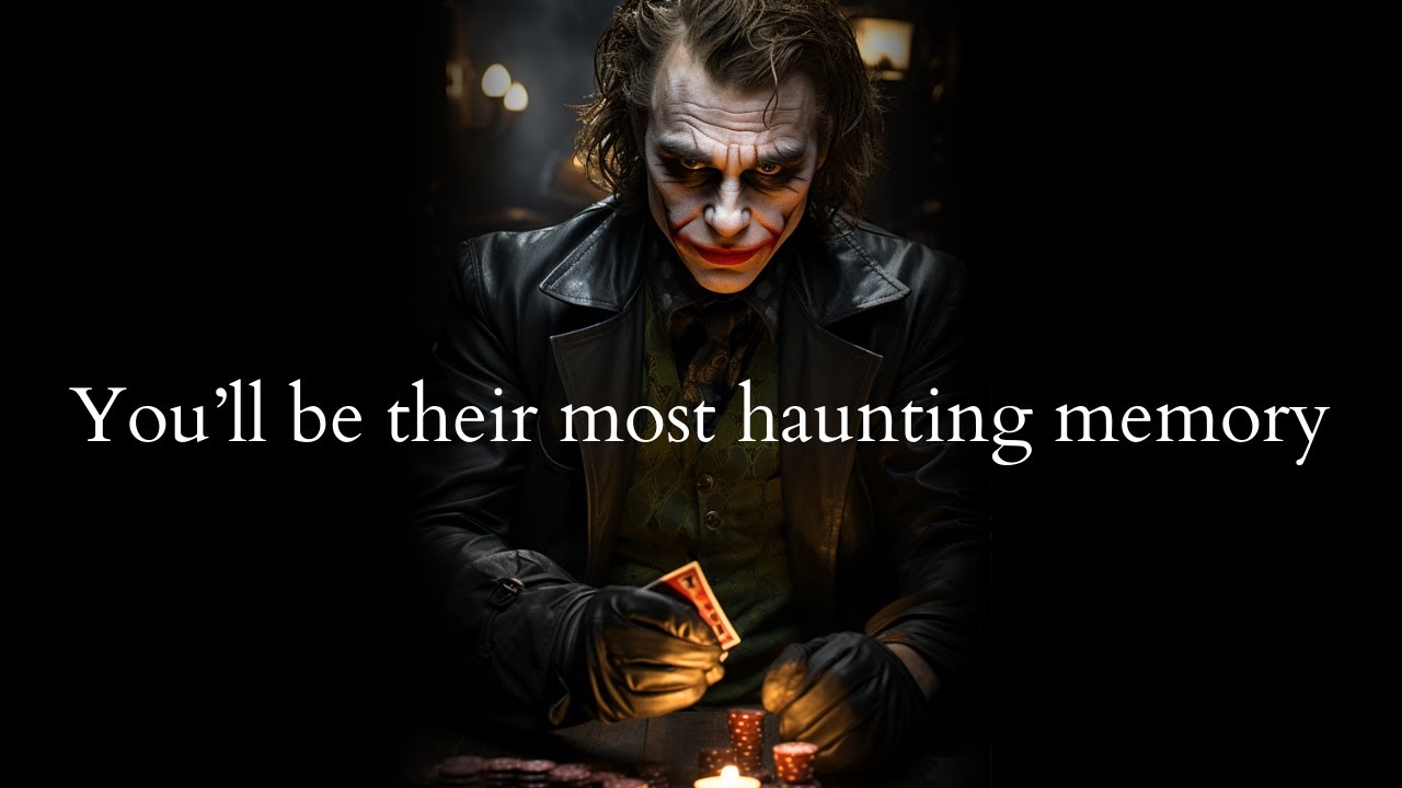 You will be their most haunting memory next year after they fumbled you - Joker Speech