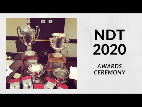 NDT 2020 Awards Ceremony