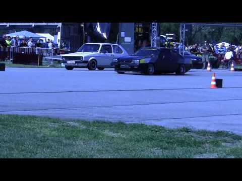 VW Golf 1 vs. Opel Manta 1/4 Meile