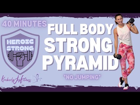 𝐇𝐞𝐫𝐨𝐢𝐜 𝐒𝐭𝐫𝐨𝐧𝐠 𝐃𝐚𝐲 #48 |  Full Body Strong Pyramid Workout - 40 Minutes