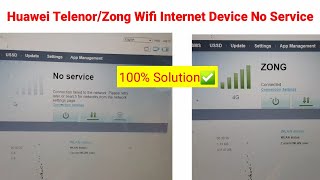 Huawei Telenor E5573cs-609/Zong E5573cs-322 WiFi Cloud No Service 100% Tested Solution Waqas Mobile