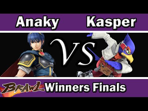 SSBB Anaky(Marth) vs Kasper(Falco) | Tournament Match - WF
