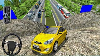 New Hyundai solaris Auto simulator Highway tunnel climbing–3d driving class gameplay 2025#cardriving