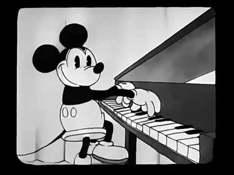 Mickey Mouse in "The Jazz Fool" by Ub Iwerks and Walt Disney .