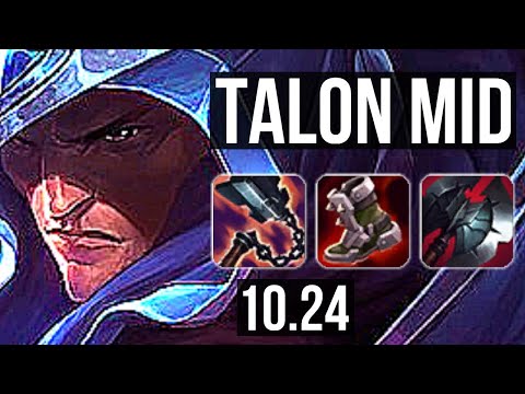TALON vs URGOT (MID) | 12/2/10, 1000+ games, Legendary, Rank 14 Talon | KR Challenger | v10.24