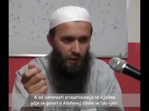 Iskrenost na putu ka trazenju znanja.||prof. Hajrudin Tahir Ahmetć||