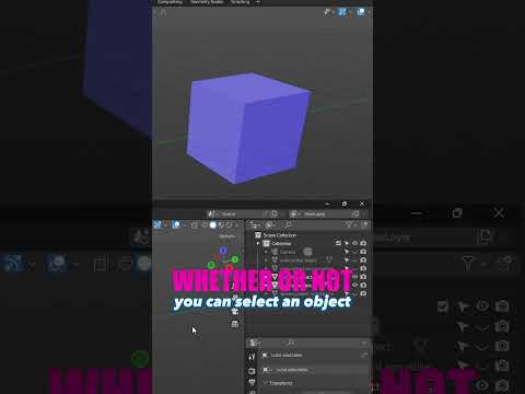 Exclude Non-Selectable Objects in Snapping Explained - Blender Snapping tutorial #blender