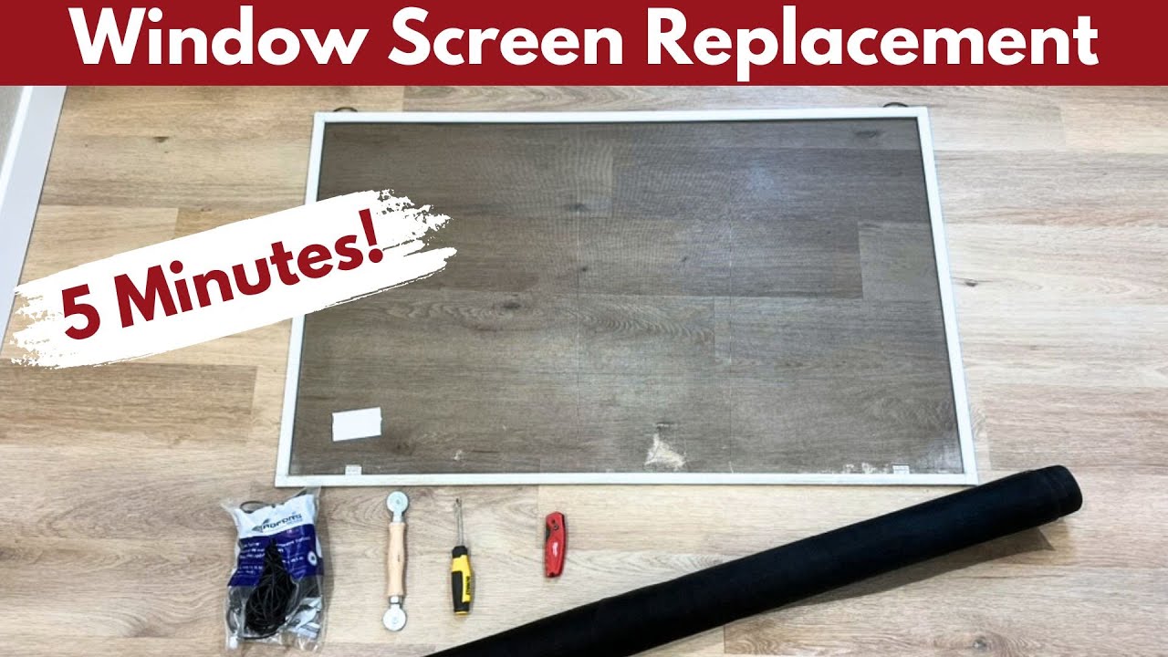 Window and Screen Maintenance for Summer