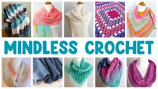 Top 10 Mindless Crochet Patterns (Relaxing & Feel Good Projects!)