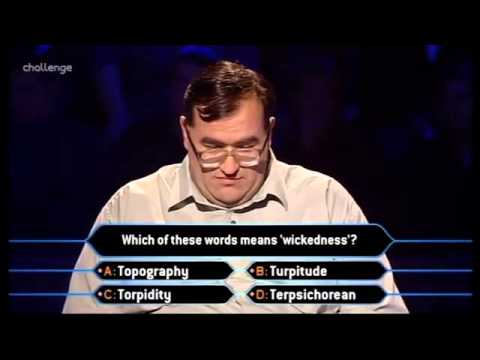 Who wants to be a Millionaire? Colin Hallet's £32,000 Question