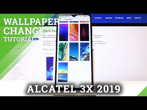How to Change Wallpaper in ALCATEL 3X (2019) – Desktop Update