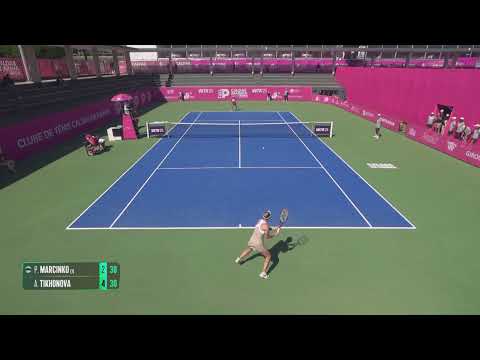 Petra Marcinko [1] (CRO) vs Anastasia Tikhonova [Q] (RUS) // 7-6 6-3 // W125 Caldas da Rainha // R1