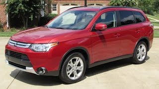 2015 Mitsubishi Outlander SE S-AWC Start Up, Test Drive, and In Depth Review