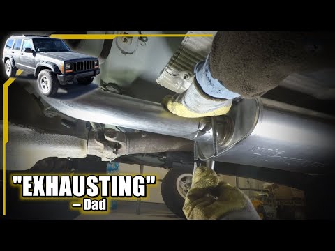 projectXJ: Jeep cat-back exhaust swap, no-weld (Banks Monster for 84-01 XJ Cherokee)