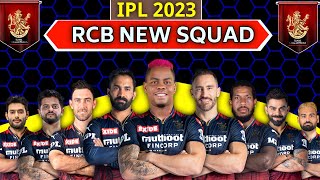 IPL 2023 | Royal Challengers Bangalore New Squad | RCB Best & Propable Squad 2023 |